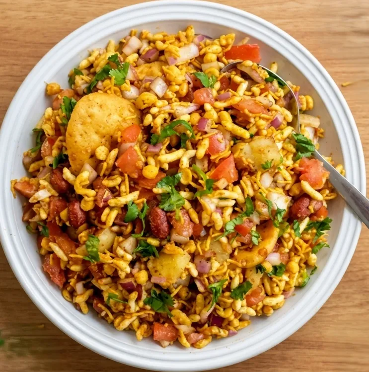 Bhel Puri served at Sankalp – The Taste of India London, ON