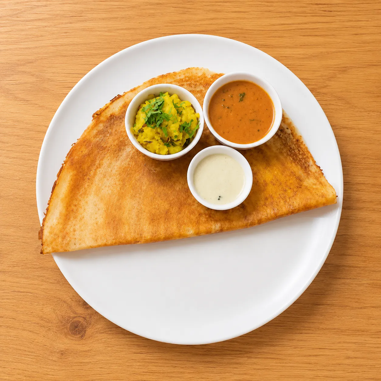 South Indian Dosas and Idlis at Sankalp London Ontario - Ghee Masala Dosa