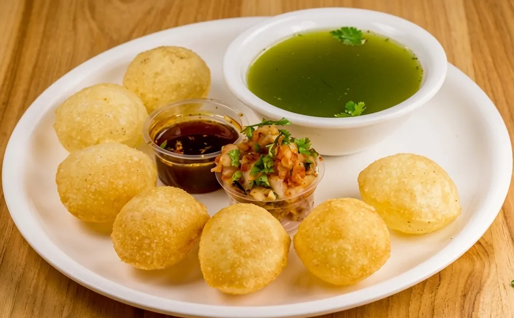 Pani Puri (Golgappa) served at Sankalp – The Taste of India London, ON